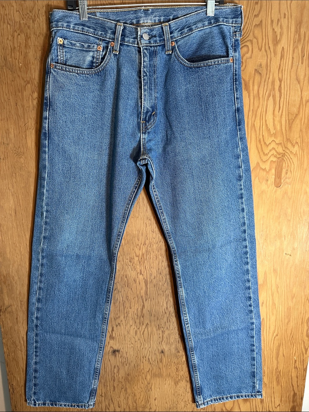 Levi's Men's Straight Jeans - Classic Blue Denim